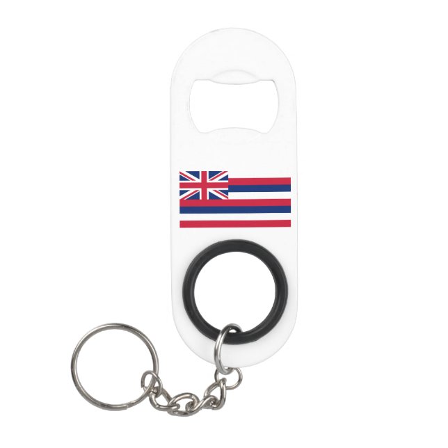 Staatsflagge Hawaii Mini Flaschenöffner (Vorderseite)