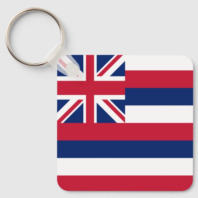 Staatsflagge Hawaii Schlüsselanhänger (Vorderseite)
