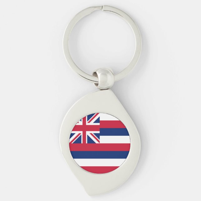 Staatsflagge Hawaii Schlüsselanhänger (Vorderseite)