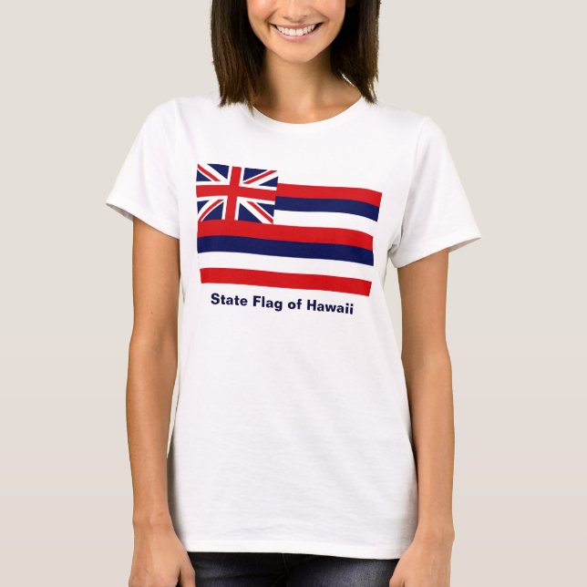 Staatsflagge Hawaii T-Shirt (Vorderseite)