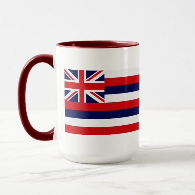Staatsflagge Hawaii Tasse (Links)