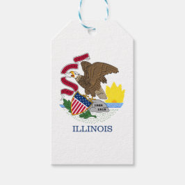 Staatsflagge Illinois Geschenkanhänger