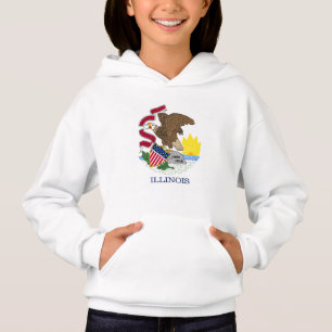 Staatsflagge Illinois Hoodie