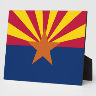 Staatsflagge in Arizona Fotoplatte