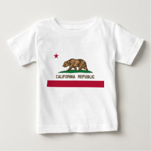 Staatsflagge in Kalifornien Baby T-shirt