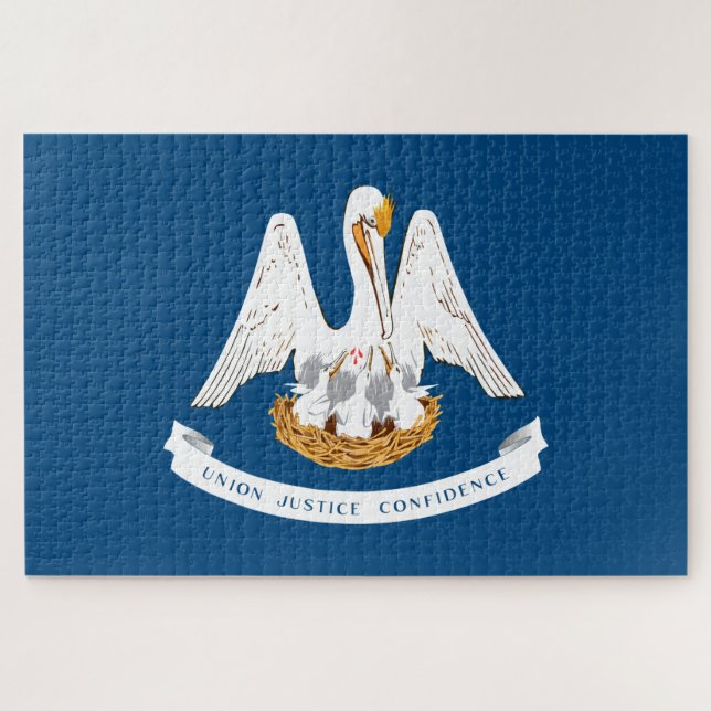 Staatsflagge in Louisiana (Horizontal)