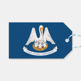 Staatsflagge in Louisiana Geschenkanhänger