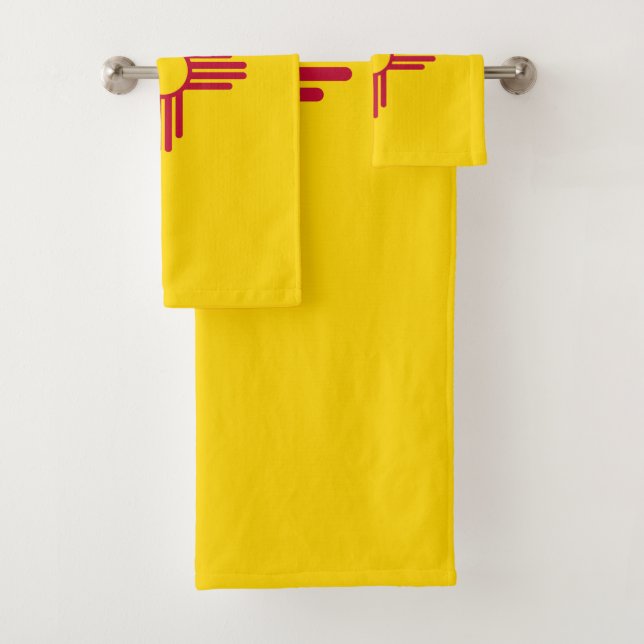 Staatsflagge in Mexiko Badhandtuch Set (Insitu)