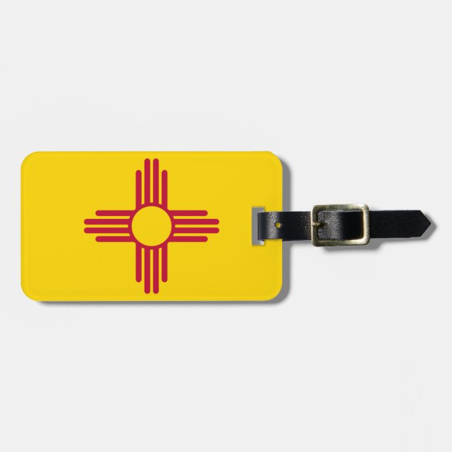 Staatsflagge in Mexiko Gepäckanhänger (Vorderseite horizontal)