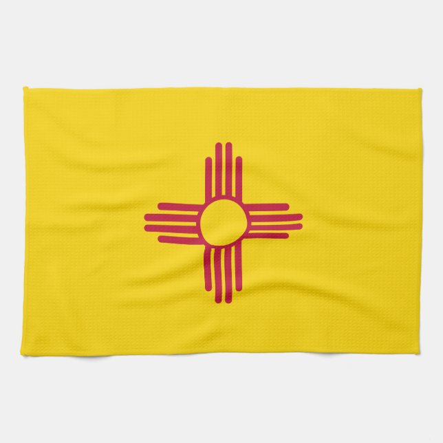 Staatsflagge in Mexiko Geschirrtuch (Horizontal)
