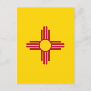 Staatsflagge in Mexiko Postkarte