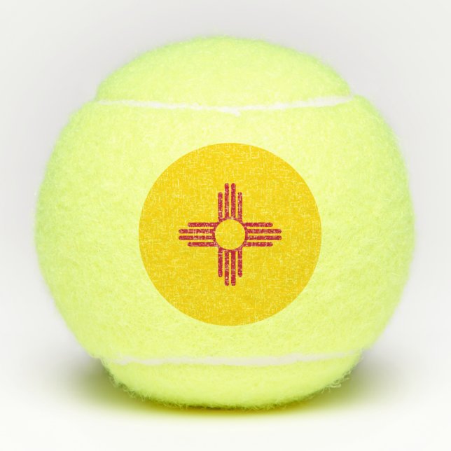 Staatsflagge in Mexiko Tennisbälle (Vorderseite)
