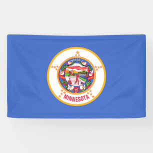 Staatsflagge in Minnesota Banner