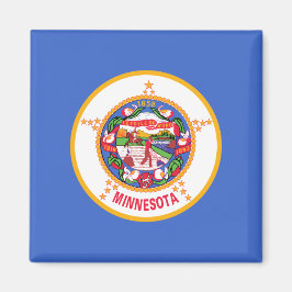 Staatsflagge in Minnesota Magnet