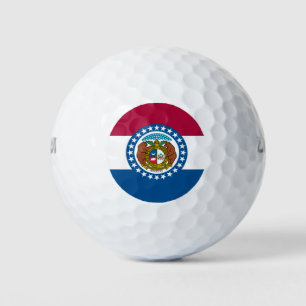 Staatsflagge in Missouri Golfball