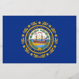 Staatsflagge in New Hampshire Briefpapier
