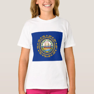 Staatsflagge in New Hampshire T-Shirt