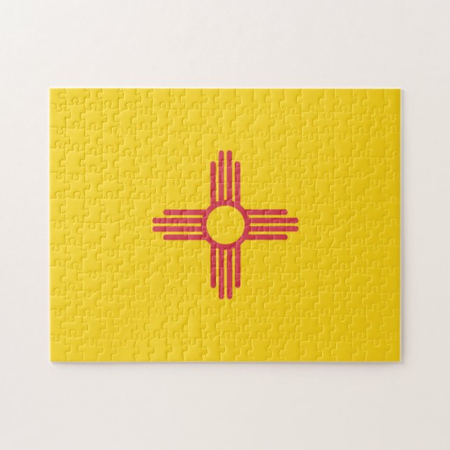 Staatsflagge in New Mexico, USA (Horizontal)