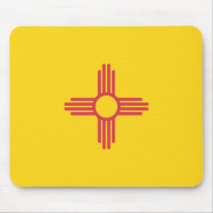 Staatsflagge in New Mexico, USA Mousepad