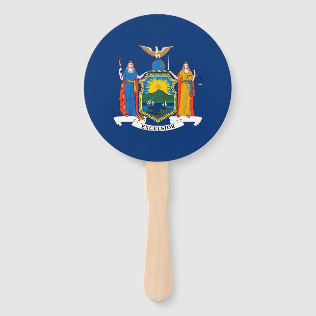 Staatsflagge in New York Fächer (Vorderseite)