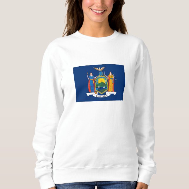 Staatsflagge in New York Sweatshirt (Vorderseite)