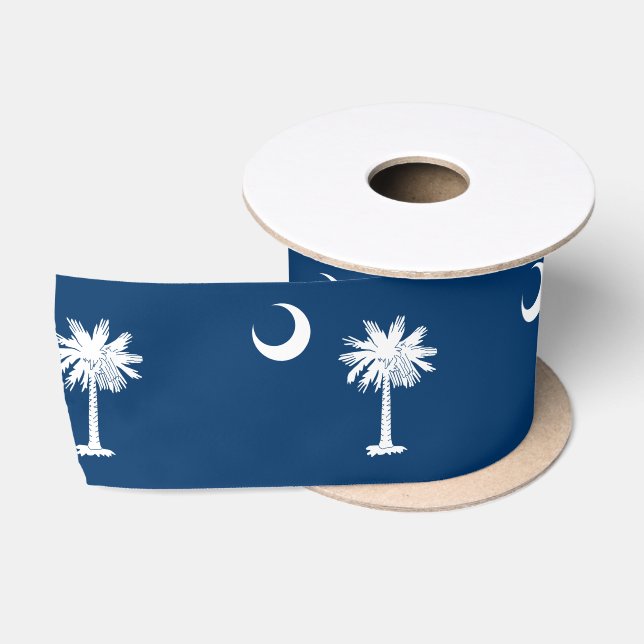 Staatsflagge in South Carolina Satinband (Spule)