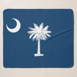 Staatsflagge in South Carolina Sherpadecke