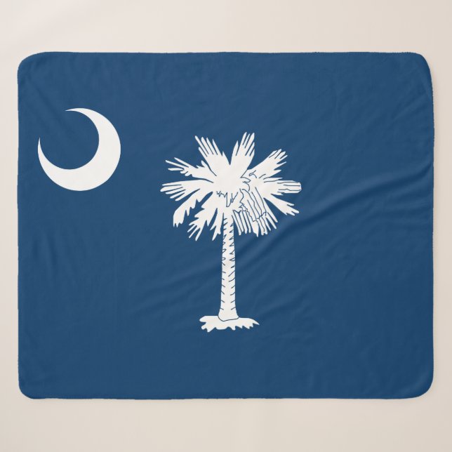 Staatsflagge in South Carolina Sherpadecke (Vorderseite (Horizontal))