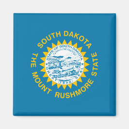 Staatsflagge in Süddakota Magnet