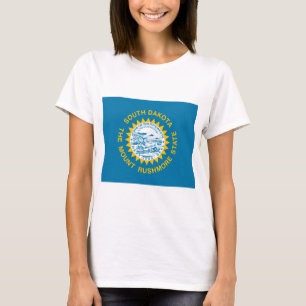 Staatsflagge in Süddakota T-Shirt