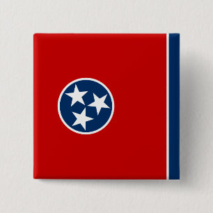 Staatsflagge in Tennessee Button