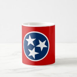Staatsflagge in Tennessee Kaffeetasse