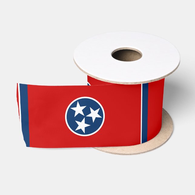 Staatsflagge in Tennessee Satinband (Spule)