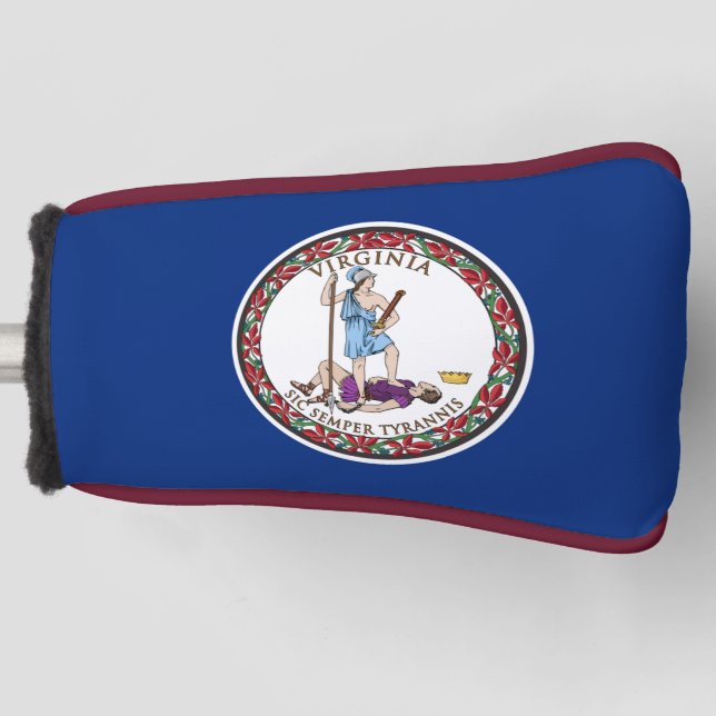 Staatsflagge in Virginia Golf Headcover (Vorderseite)