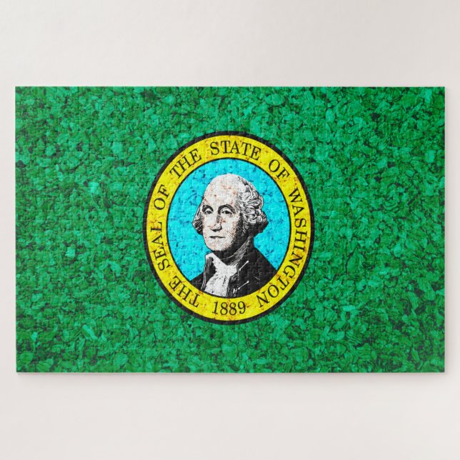 Staatsflagge in Washington (Horizontal)