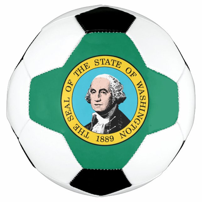 Staatsflagge in Washington Fußball (Vorderseite)