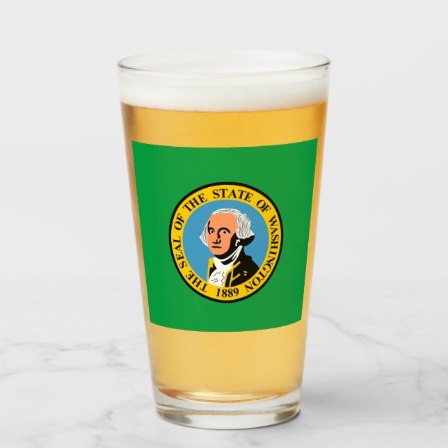 Staatsflagge in Washington  Glas (Vorne (Gefüllt))