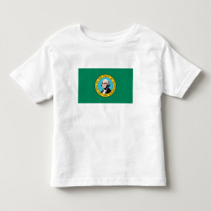 Staatsflagge in Washington Kleinkind T-shirt