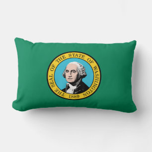Staatsflagge in Washington Lendenkissen