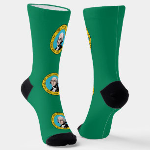 Staatsflagge in Washington Socken