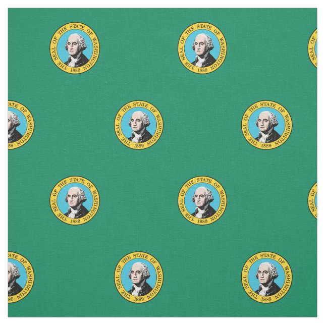 Staatsflagge in Washington Stoff (Muster)