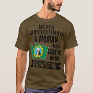 Staatsflagge in Washington T-Shirt