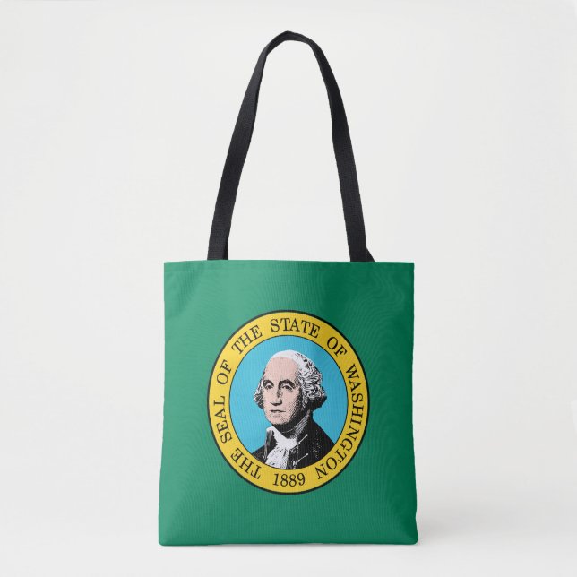 Staatsflagge in Washington Tasche (Vorderseite)