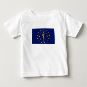 Staatsflagge Indiana Baby T-shirt
