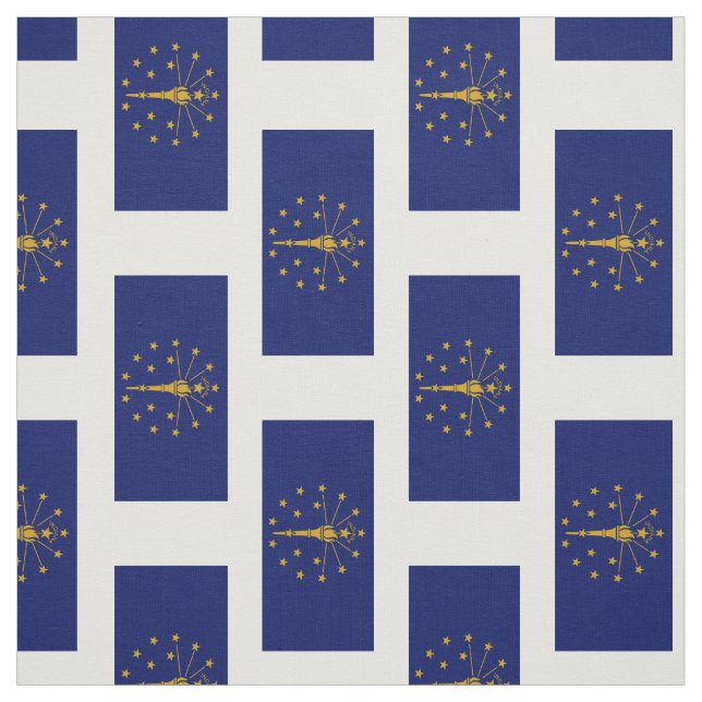Staatsflagge Indiana Stoff (Muster)