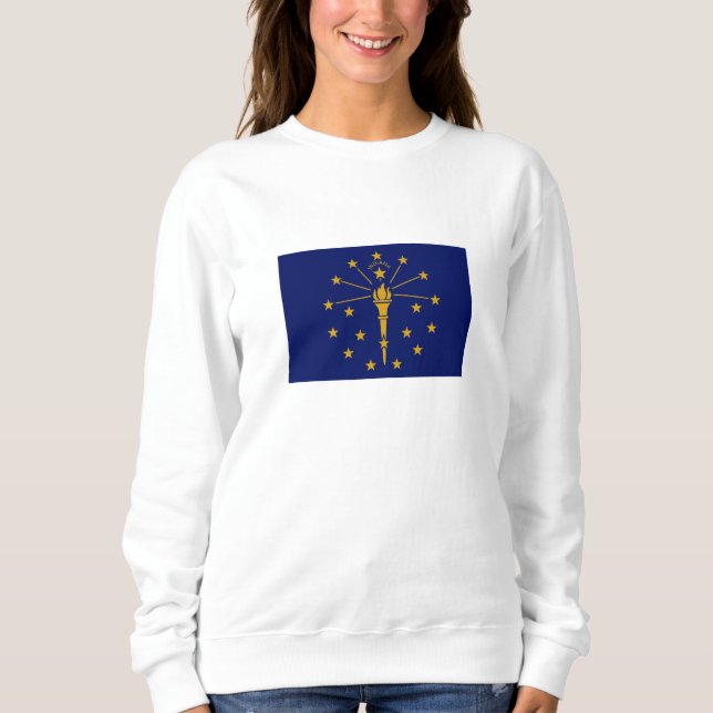 Staatsflagge Indiana Sweatshirt (Vorderseite)