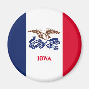 Staatsflagge Iowa Magnet