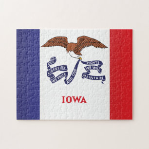 Staatsflagge Iowa, USA