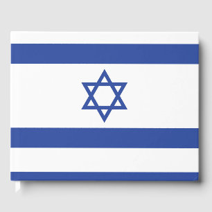 Staatsflagge Israels, Davidstern Judentum jüdisch Gästebuch
