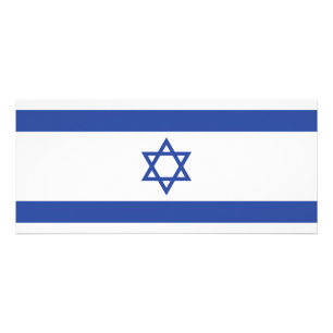 Staatsflagge Israels, Davidstern Judentum jüdisch Werbekarte